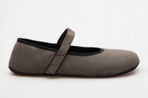 Ahinsa Ananda Suede Barefoot Women's Ballet Flats Grey | JBD9859JN