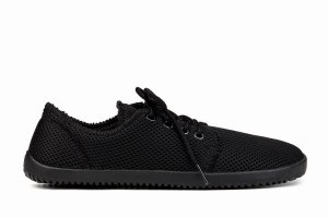 Ahinsa Bindu 2 Airnet Barefoot Men's Sneakers Black | QVA203HY