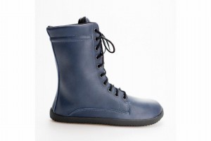 Ahinsa Jaya Barefoot Men's Winter Boots Blue | WMN2037NE