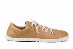 Ahinsa Vida Barefoot Women's Sneakers Beige | YFZ570LP