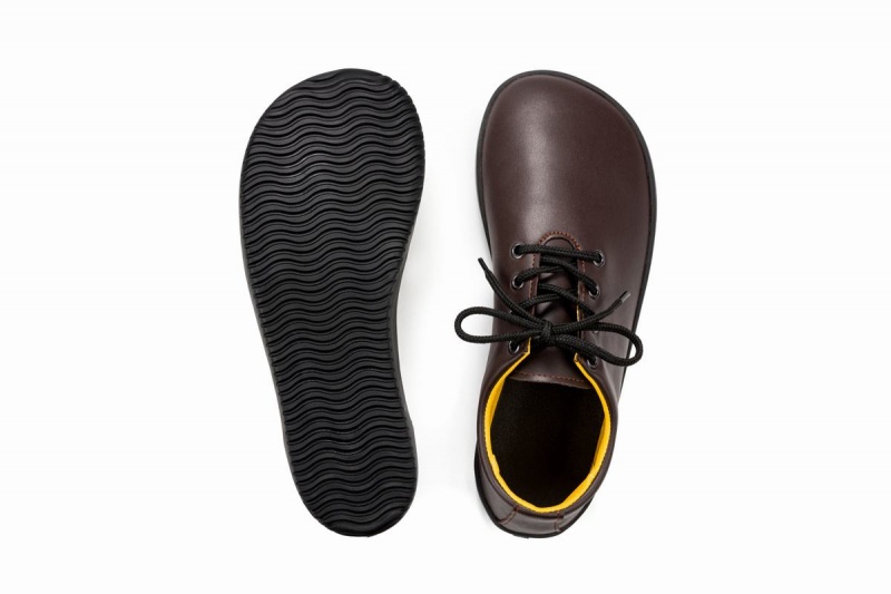 Ahinsa Ananda Barefoot Men's Casual Shoes Brown | SNX5184DZ