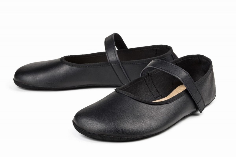 Ahinsa Ananda Barefoot Women's Ballet Flats Black | CMS517OF