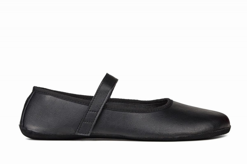 Ahinsa Ananda Barefoot Women\'s Ballet Flats Black | CMS517OF