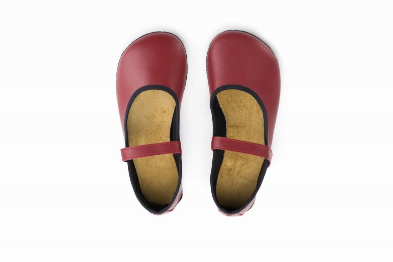 Ahinsa Ananda Barefoot Women's Ballet Flats Burgundy | URP3399MZ