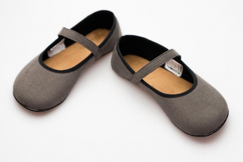 Ahinsa Ananda Suede Barefoot Women's Ballet Flats Grey | JBD9859JN