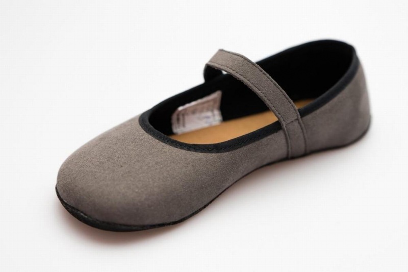 Ahinsa Ananda Suede Barefoot Women's Ballet Flats Grey | JBD9859JN