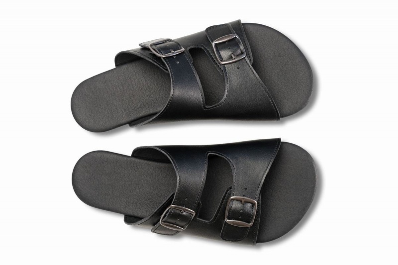 Ahinsa Barefoot Men's Sandals Black | CCS6862BA