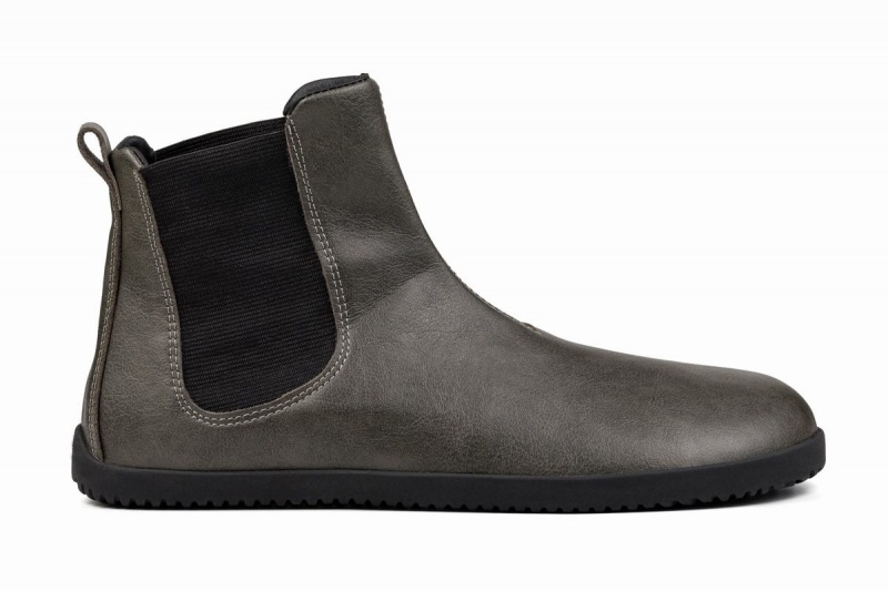 Ahinsa Barefoot Women\'s Chelsea Boots Grey | VVK6535LC