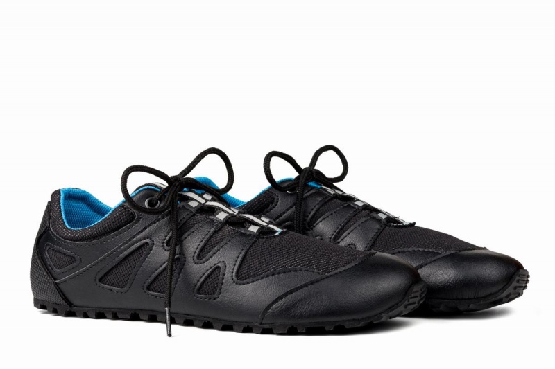 Ahinsa Chitra Trek&trail Barefoot Men's Running Shoes Blue Black | CJX5314GW