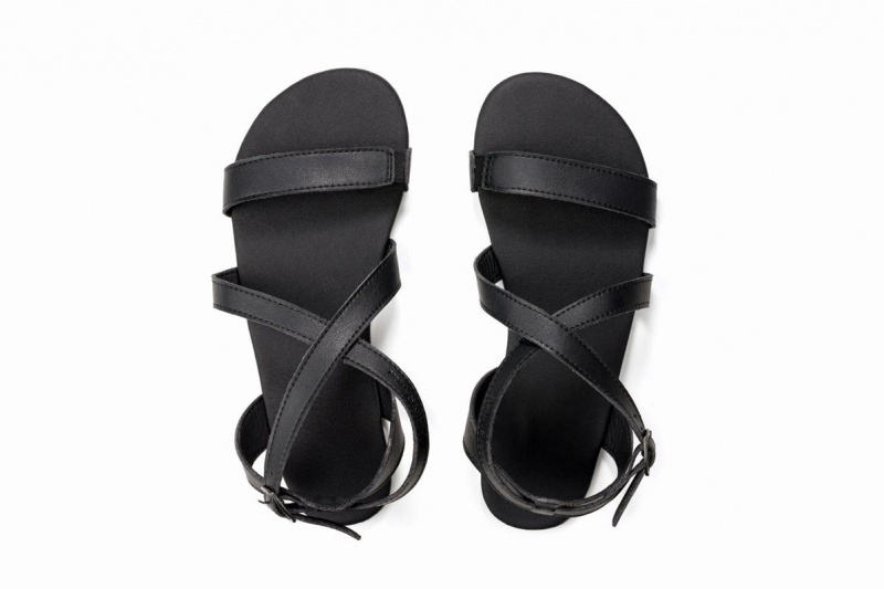 Ahinsa Hava Barefoot Women's Sandals Black | DXF9367UI