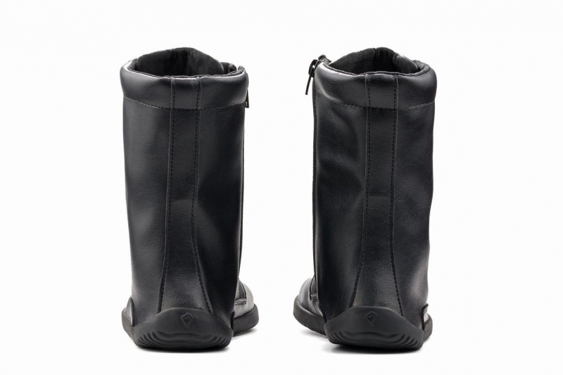 Ahinsa Jaya Zip-up Barefoot Women's Winter Boots Black | JTR2261OV