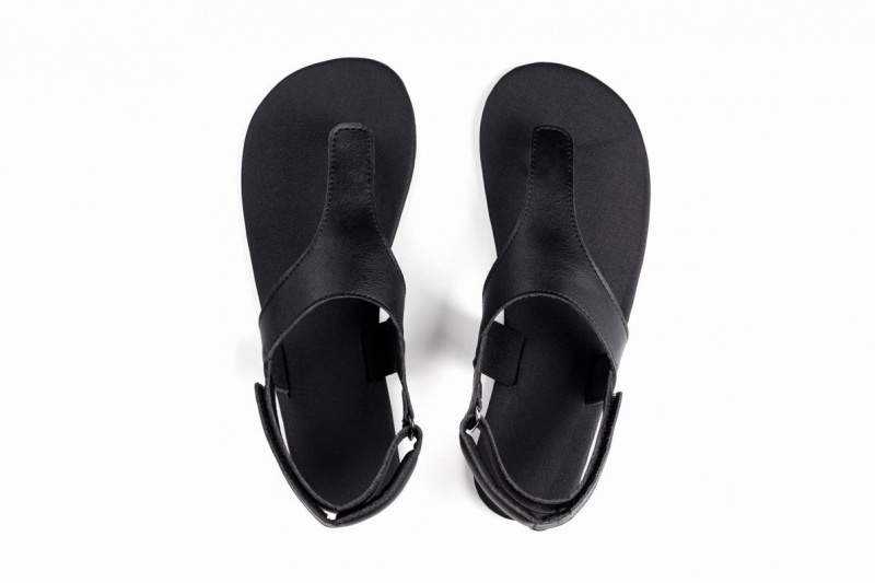 Ahinsa Simple Barefoot Women's Sandals Black | XGF4925NX