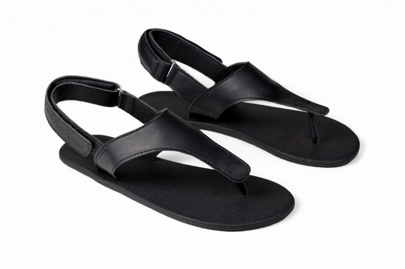 Ahinsa Simple Barefoot Women's Sandals Black | XGF4925NX